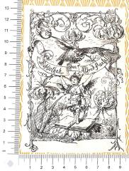 -, Etikett: Exlibris; 'Bibliothek des Alfred Paetel' (Prototyp)