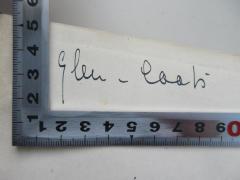 - (Krause, Rudolf Howard;E. Lauriat Co. Importers & Booksellers ), Von Hand: Notiz; 'Glen-Coals'. 