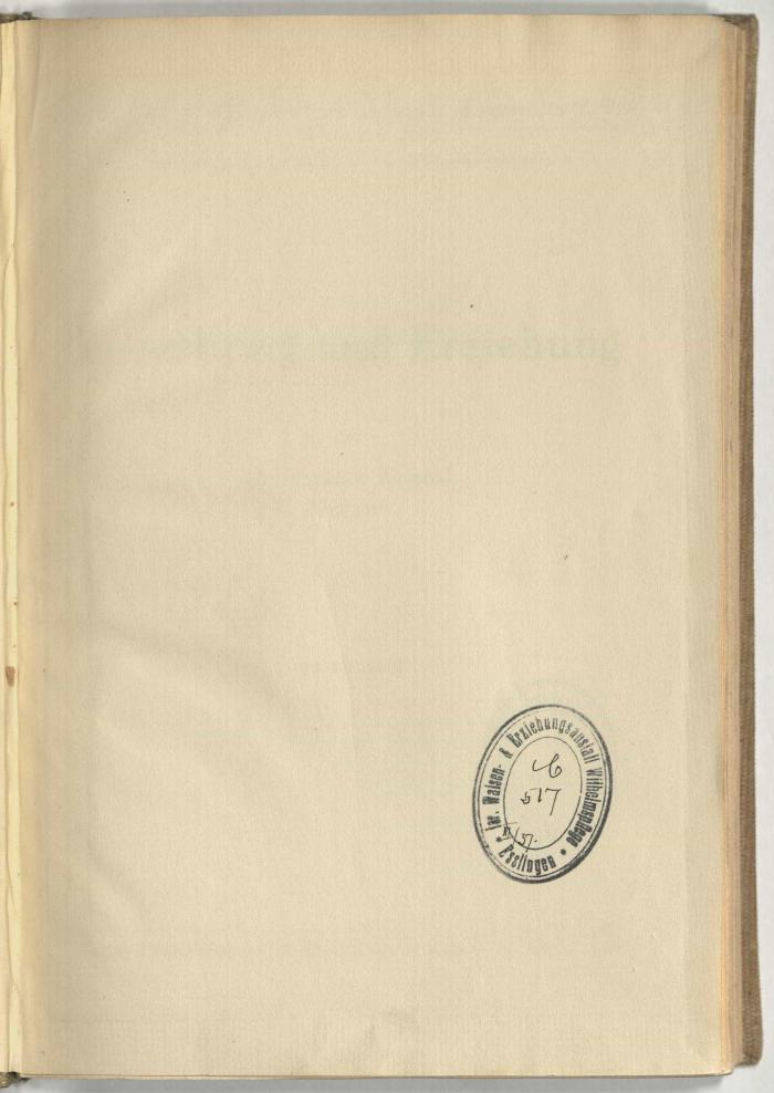 - (Israelitische Waisen- und Erziehungsanstalt Wilhelmspflege Esslingen), Von Hand: Signatur; 'C 517'. 