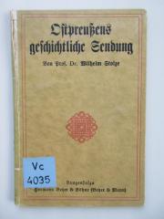 Vc 4035 (ausgesondert) : Ostpreußens geschichtliche Sendung (1931)