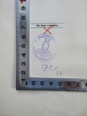 - (Stadtbücherei (Schöneberg, Berlin)), Stempel: Berufsangabe/Titel/Branche, Ortsangabe, Nummer; 'Stadtbücherei Berlin-Schöneberg
179/34
'. 