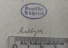 - (Deutsche Bücherei (Leipzig)), Von Hand: Zensur, Notiz; 'halbgeh.'.  (Prototyp)