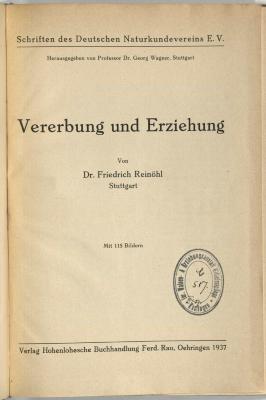 - (Israelitische Waisen- und Erziehungsanstalt Wilhelmspflege Esslingen), Von Hand: Signatur; 'C 517'. 