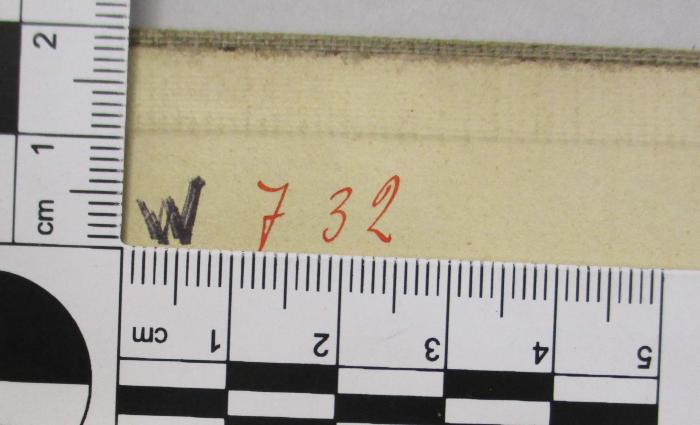 -, Von Hand: Nummer; '732'