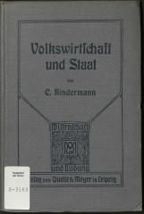 Z-3163 : Volkswirtschaft und Staat (1908)