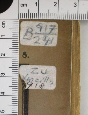 - (Dolezalek, Alexander;Gesamteuropäisches Studienwerk e.V. – Ost-West-Institut der politischen Jugend- und Erwachsenenbildung), Etikett: Notiz, Signatur; 'zu Versailles 918'. 