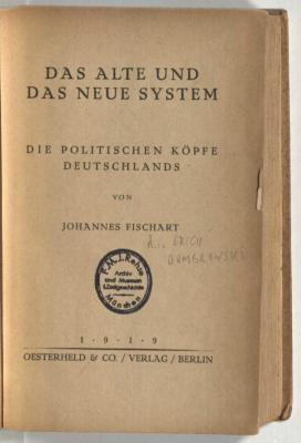 Z-3737 : Die politischen Köpfe Deutschlands (1919)
