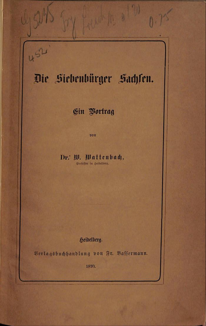ADG2678 : <> Siebenbürger Sachsen (1870)