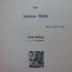Hb 167: Vom Leben und Sterben (1913)