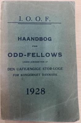 Zs 4045 Jg. 1928 : Haandbog for Odd-Fellows under Jurisdiktion af den uafhaengige Stor-Loge for Kongeriget Danmark (1928)