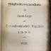 Zs 2130 Jg. 1929 : Mitgliederverzeichnis 1929 / Groß-Loge des Unabhängigen Ordens der Odd Fellows in der Čechoslovakischen Republik (1929)