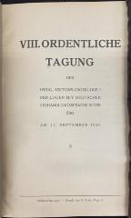Zsq 1001 Jg. 1936 : VIII. Ordentliche Tagung der Hwdg. Sektions-Gross-Logen mit deutscher Verhandlungssprache in der ČSR (1936)