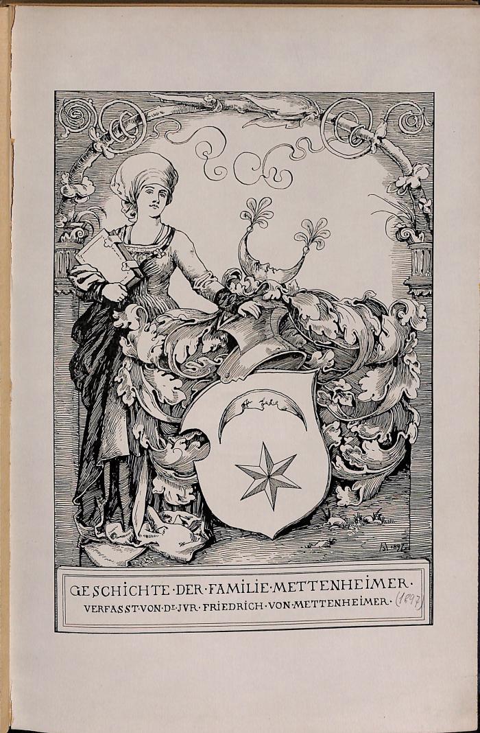 HHW2029 : Geschichte der Familie Mettenheimer ([1897])