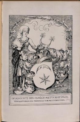 HHW2029 : Geschichte der Familie Mettenheimer ([1897])