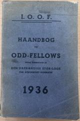 Zs 4045 Jg. 1936 : Haandbog for Odd-Fellows under Jurisdiktion af den uafhaengige Stor-Loge for Kongeriget Danmark (1936)