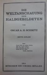 Hb 176 c: Die Weltanschauung der Halbgebildeten (1914)