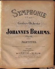 KW5173(4):1 : Symphonie (c-moll) für großes Orchester (1877)