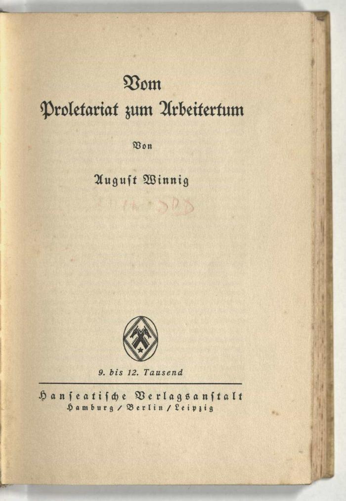 - (Dolezalek, Alexander), Von Hand: Annotation; 'ehem. SPD'. 