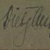 -, Von Hand: Autogramm; 'Dietz[au]'