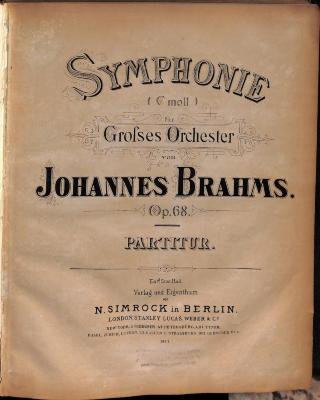 KW5173(4):1 : Symphonie (c-moll) für großes Orchester (1877)