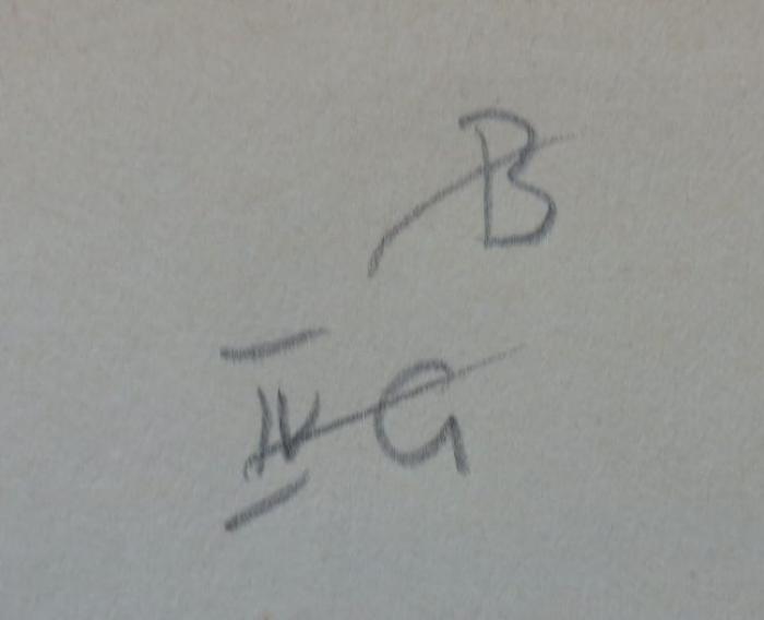 Hc 9 1 2.Ex.: Deutsche systematische Philosophie nach ihren Gestaltern (1931);- (unbekannt), Von Hand: Nummer; 'B
IV G'. 