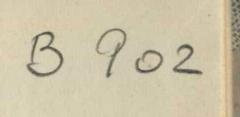 - (Dolezalek, Alexander), Von Hand: Signatur; 'B 902'. 