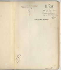 - (Dolezalek, Alexander), Etikett: . 
