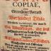 PUR1524 : Cornu copiae, oder ein treflicher Vorrath von vierhundert Tituln allerhand Inventionen (1716)