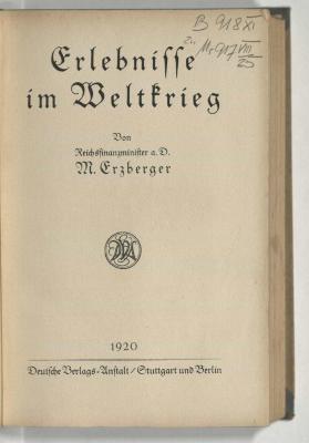 - (Dolezalek, Alexander), Von Hand: Signatur; 'B 918 XI zu Ms 917 VIII 25'. 