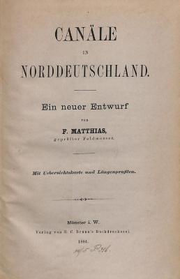 TW870 : Canäle in Norddeutschland (1884)