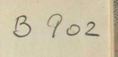 - (Dolezalek, Alexander), Von Hand: Signatur; 'B 902'. 
