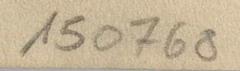 - (Dolezalek, Alexander), Von Hand: Inventar-/ Zugangsnummer; '150768'. 