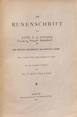 HHW847 : <> Runenschrift (1887)