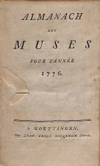 KW5166 (8) : Almanach Des Muses Pour L'Année ... ([1775?-1777?])