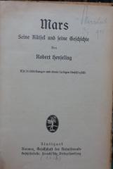 Kb 233: Mars : Seine Rätsel und seine Geschichte (1925)