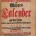 HHW1660 : <> durchlauchtigen Welt ... neu vermehrter und verbesserter Geschichts-, Geschlechts- und Wappen-Calender (1733)