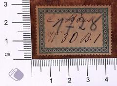 - (Boss/Böss, Carl), Etikett: Name; 'C.Boss/Böss[?] W 30 B.I" "1728'. 