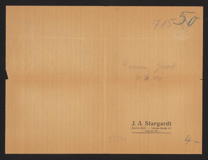 HHW1783(4) : Stammbaum der Familie von Goeckingk (1878)