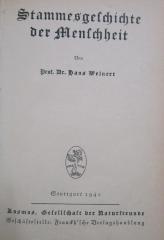 Ki 302 Ers.: Stammesgeschichte der Menschheit (1941)