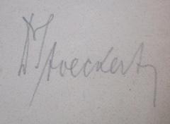 - (Stoeckert, Wolfgang), Von Hand: Autogramm, Berufsangabe/Titel/Branche, Name; 'Dr Stoeckert'.  (Prototyp)