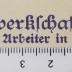 - (Gewerkschaft deutscher Arbeiter in Polen), Stempel: Exlibris; 'Gewerkschaft deutscher Arbeiter in Polen'. 