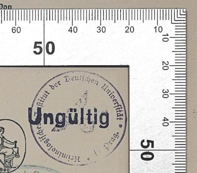 Bl 937 : Der Rechtsschutz gegen politische Unehrlichkeit (1931);- (Deutsche Universität Prag), Stempel: Berufsangabe/Titel/Branche, Ortsangabe; 'Kriminologisches Institut der Deutschen 
Universität in Prag'. 