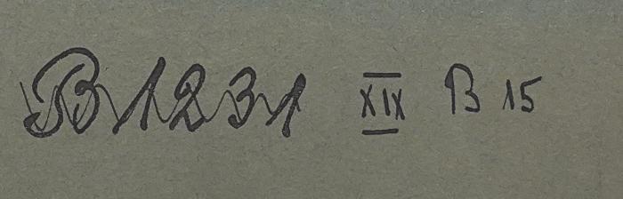 Bl 936 : Der Staatsnotstand als Beispiel politischer Strafrechtswissenschaft (1935);-, Von Hand: Signatur; 'B 1231'
