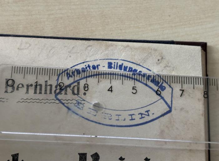-, Von Hand: Nummer; 'P 1047 [?]'