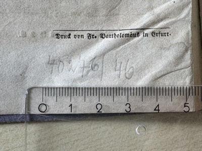 - (Zentralbibliothek der Gewerkschaften. FDGB), Von Hand: Inventar-/ Zugangsnummer; '40276/46'. 
