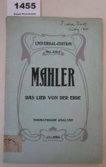  Das Lied von der Erde : Thematische Analyse (1912)