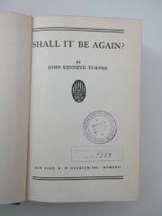 Pg 7750 (ausgesondert) : Shall it be again? (1922)