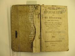  Die Brittische Apocalypse oder die Offenbarung eines guten Britten, welcher weder für, noch gegen die Opposition war, der seine Nation liebte, und über dessen Erniedrigung nachsann (1784)