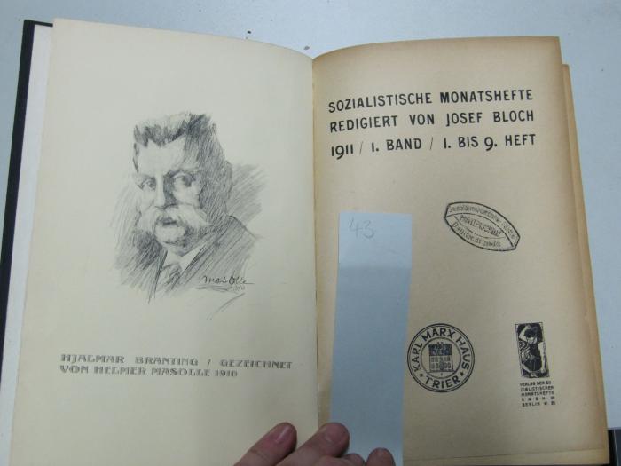  Sozialistische Monatshefte (1911)