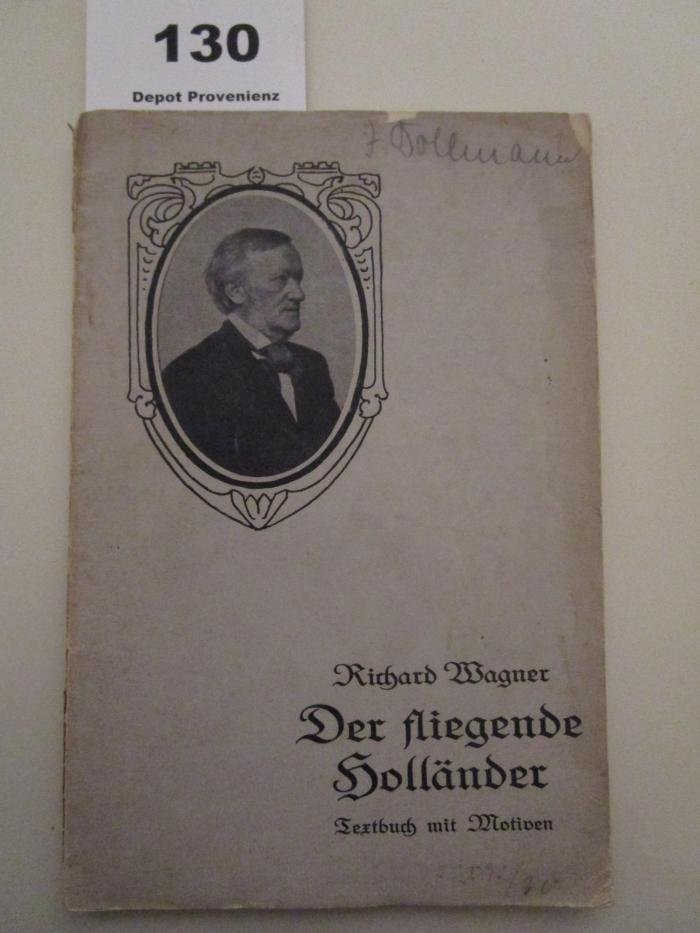  Der fliegende Holländer : Textbuch mit Motiven (o.J.)